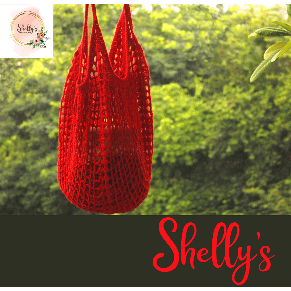 Crochet bag Red 