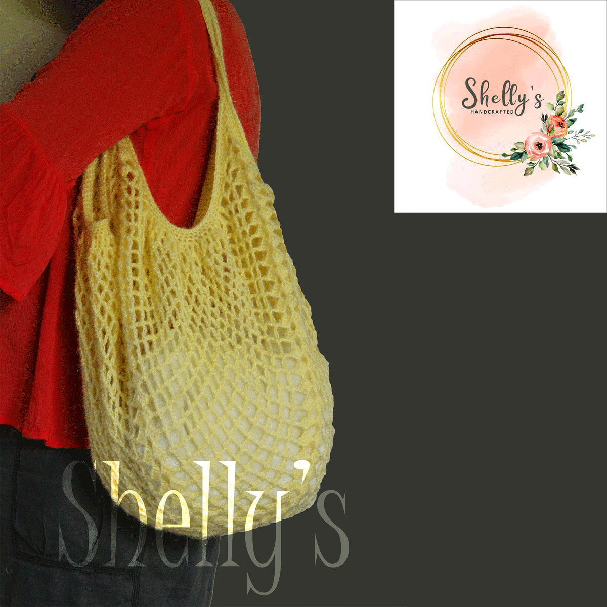 Crochet bag Yellow 