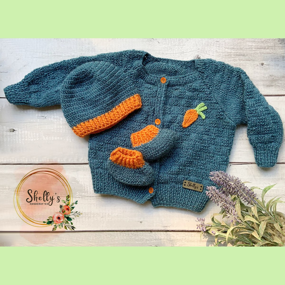 Carrot set (Newborn size) 