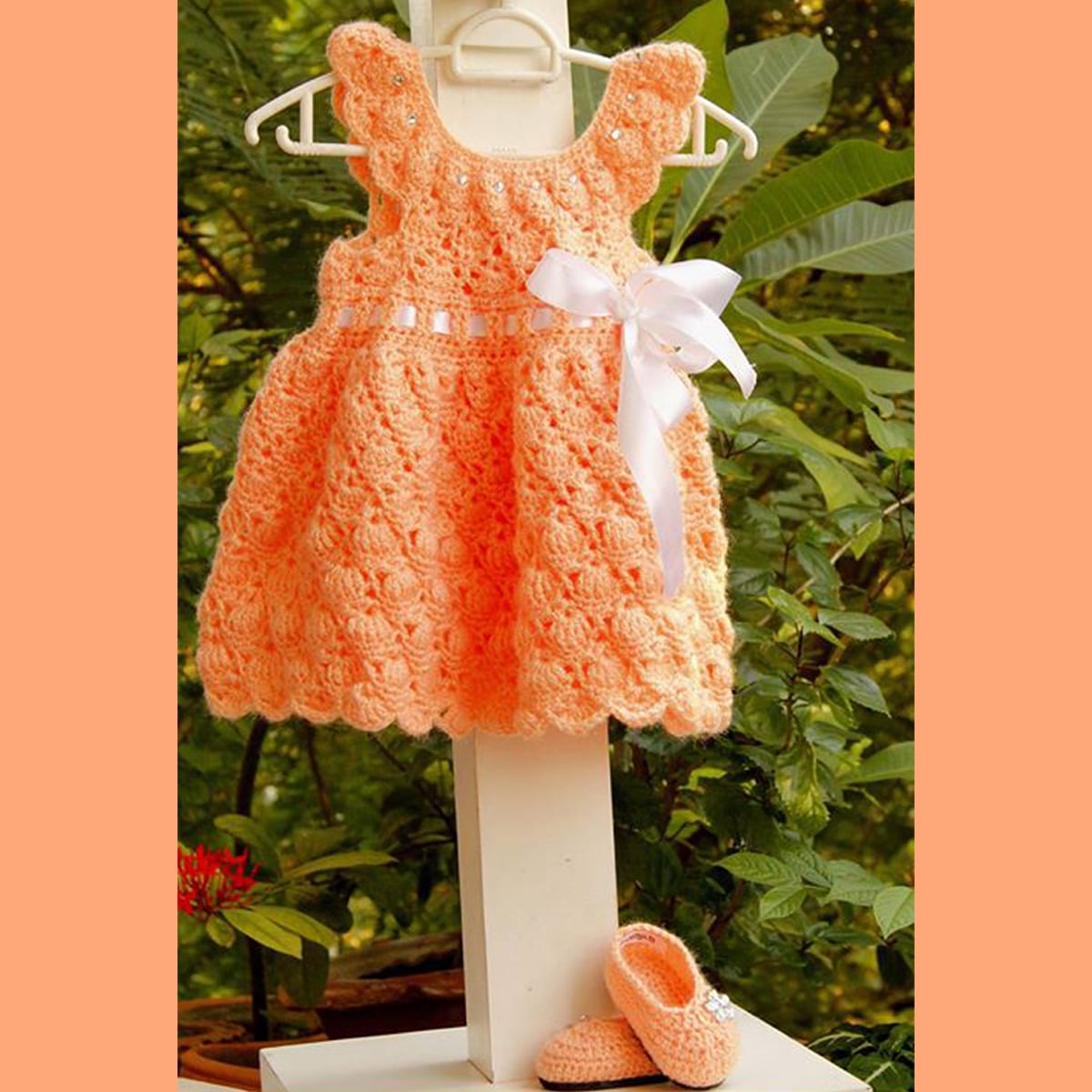 Peach Dress Set 